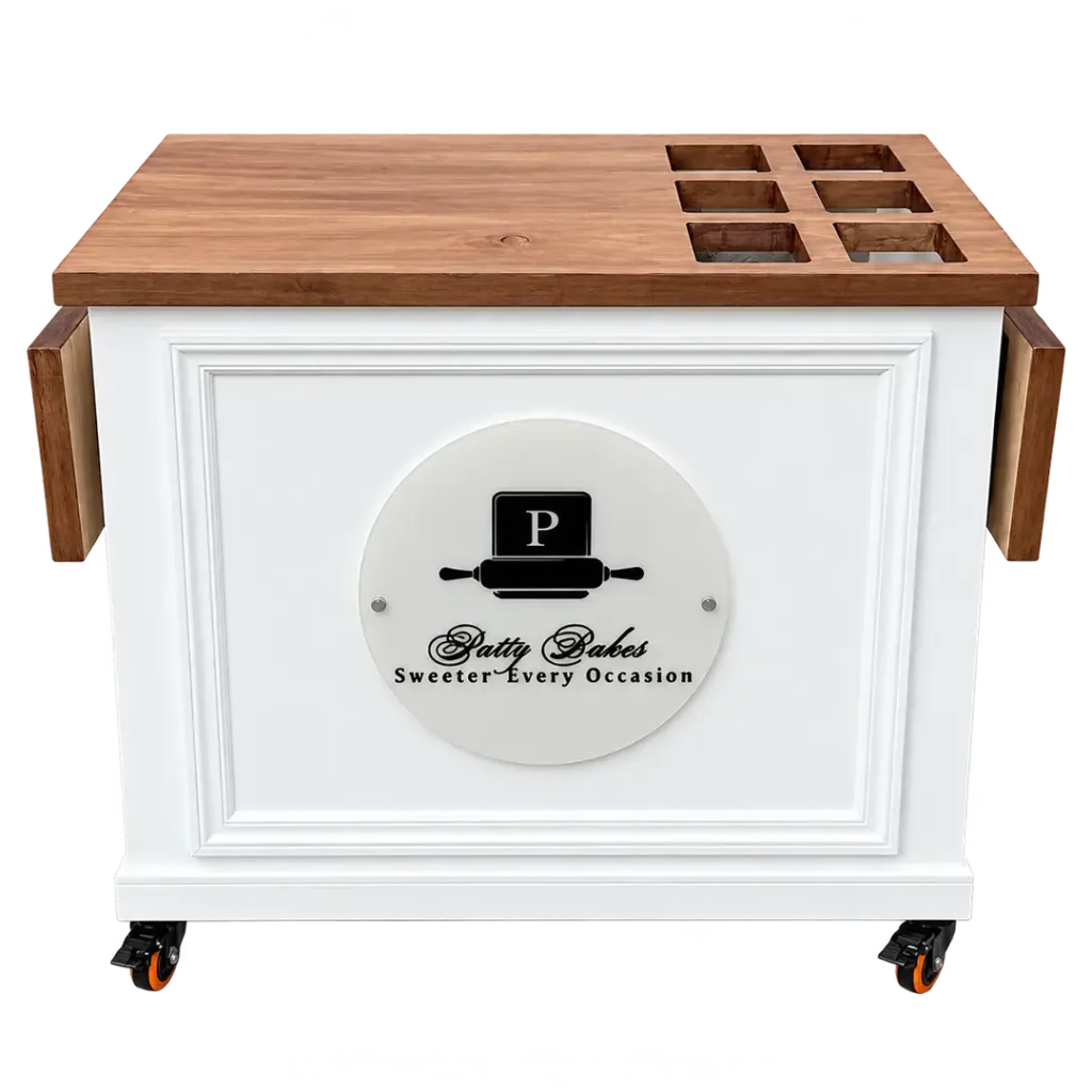 Extendable Table Cart with Logo Branding